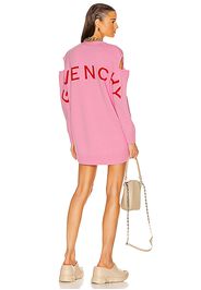 Givenchy Logo Jacquard Oversize Cardigan in Pink