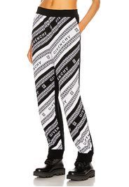 Givenchy Cropped Wool Jogging Pant in Black