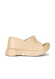 Givenchy Marshmallow Slider Wedge Sandals in Neutral