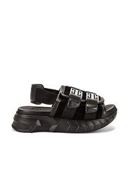 Givenchy Marshmallow Slingback Sandals in Black