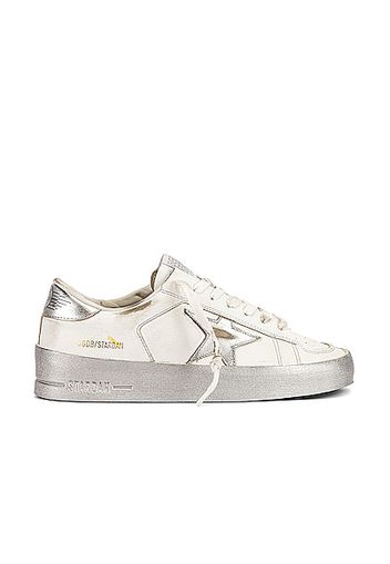 Golden Goose Stardan Sneaker in Metallic Silver