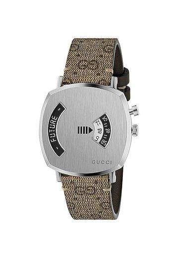 Gucci Grip Watch in Neutral,Metallic