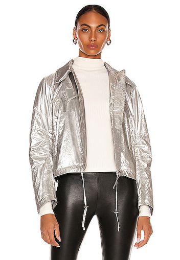 Helmut Lang Astro Jacket in Metallic Silver