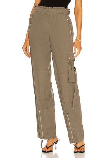 Helmut Lang GD Paperbag Pant in Army