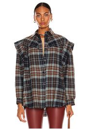 IRO Gabyn Shirt in Blue
