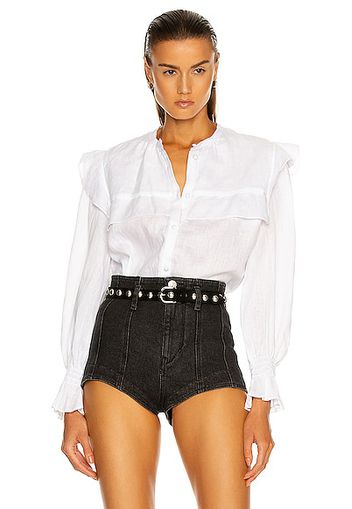 Isabel Marant Etoile Elatedy Top in White