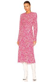 Isabel Marant Linario Dress in Fuchsia