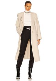 Isabel Marant Egelton Coat in Ivory