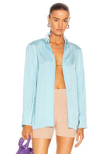 JACQUEMUS La Chemise Notte in Blue