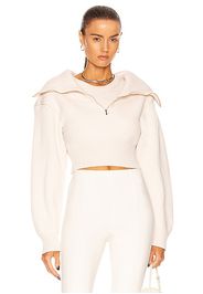 A Bathing Ape Womens Milo Knit Cropped Cardigan (ivory)