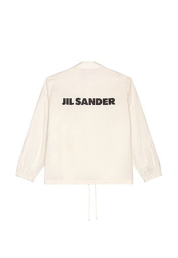 Jil Sander Logo Jacket in Cream