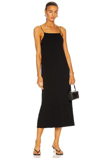 Jil Sander Sleeveless Midi Dress in Black