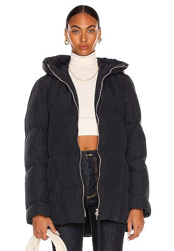 Jil Sander Short Medium Puffer Jacket in Navy