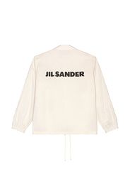 Jil Sander Logo Jacket in Cream