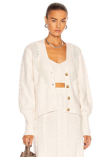 JONATHAN SIMKHAI Jayne Cardigan in White