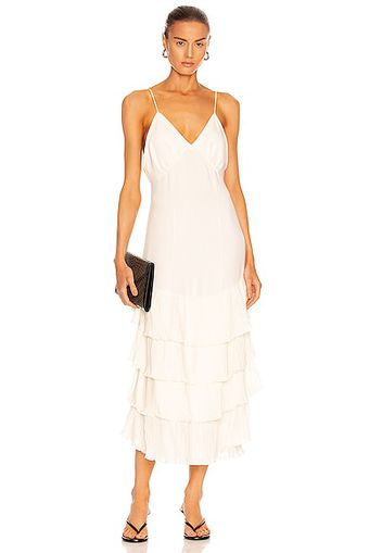 KHAITE Myrtle Dress in Ivory