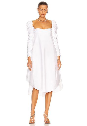 KHAITE Karlina Dress in White