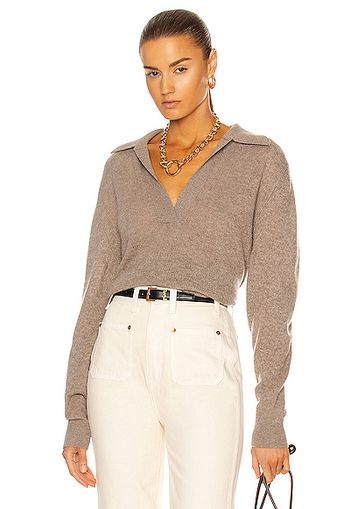 KHAITE Jo Pullover in Neutral