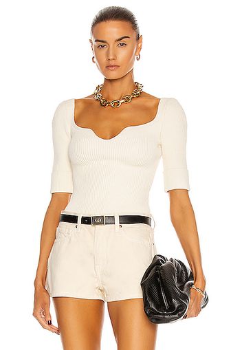 KHAITE Irina Top in Ivory