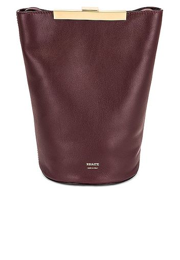 KHAITE Etta Crossbody Bag in Burgundy