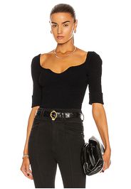 KHAITE Irina Top in Black