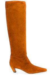 KHAITE Davis Knee High Boots in Brown