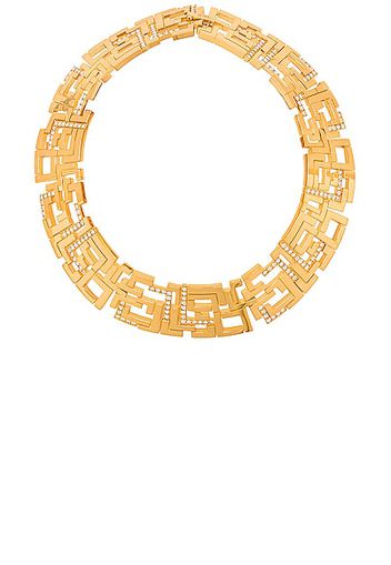 LEDA MADERA Goldie Necklace in Metallic Gold