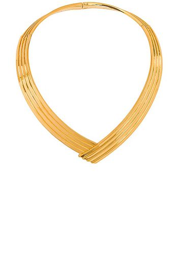 LEDA MADERA Susan Necklace in Metallic Gold