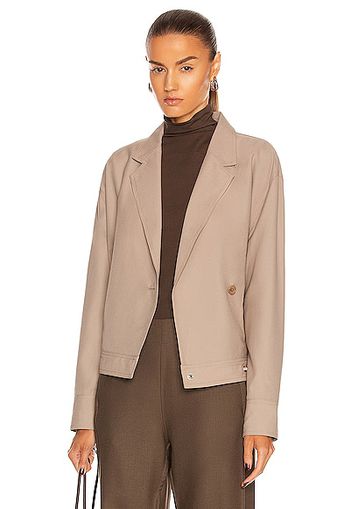 Lemaire Short Jacket in Brown