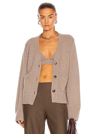 Lisa Yang Cashmere Danni Sweater in Taupe