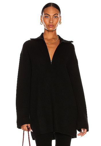 Lisa Yang Cashmere Aubree Sweater in Black