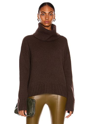 Lisa Yang Cashmere Lucca Sweater in Brown