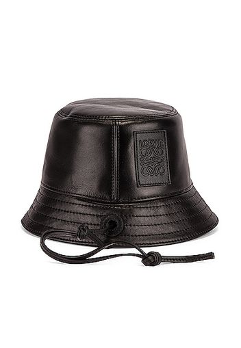 Loewe Strap Bucket Hat in Black