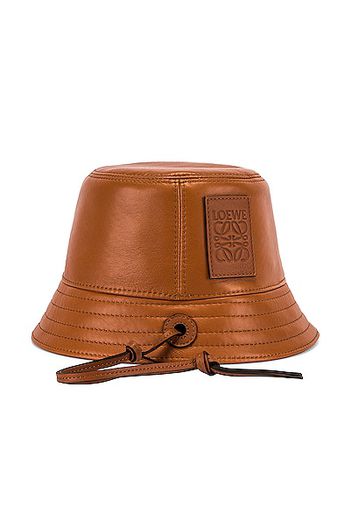 Loewe Strap Bucket Hat in Tan