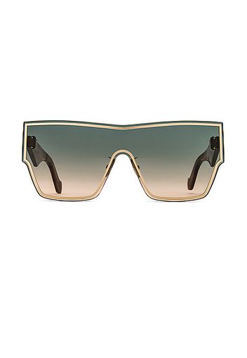 Loewe Large Mask Sunglasses in Green