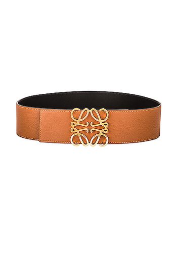 Loewe Anagram Wide Belt in Brown