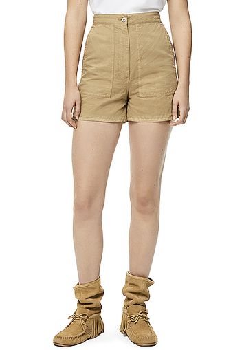 Loewe Paula's Ibiza High Waisted Short in Tan