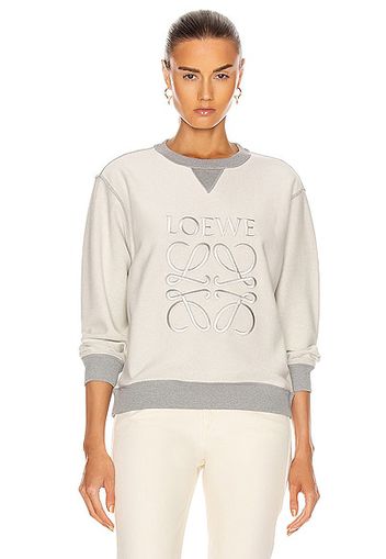 Loewe Anagram Sweatshirt in Gray