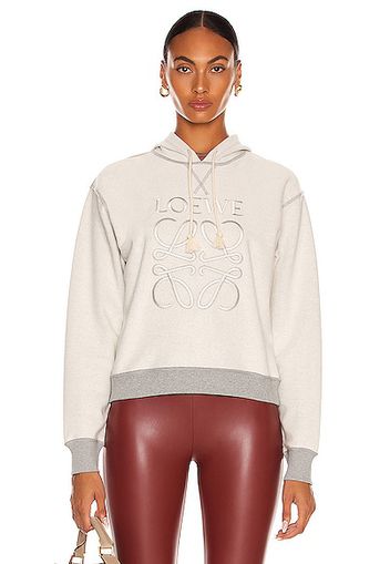 Loewe Anagram Hoodie in Grey