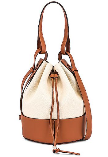 Loewe Balloon Bag in Brown,White