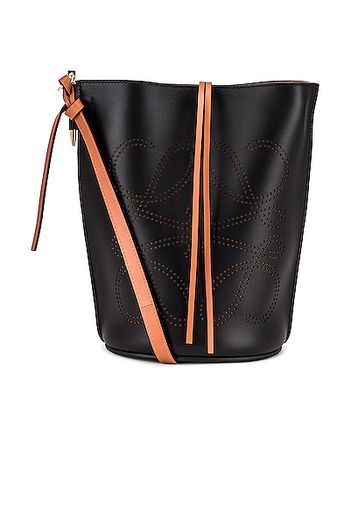 Loewe Gate Bucket Anagram Bag in Black