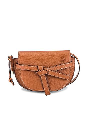 Loewe Gate Dual Mini Bag in Tan