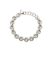 Loren Stewart Euclid Anklet in Metallic Silver