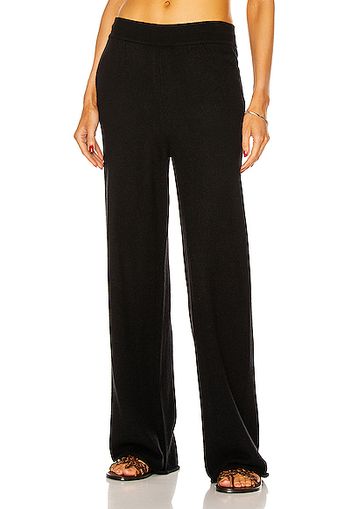 Loulou Studio Tioman Cashmere Pant in Black