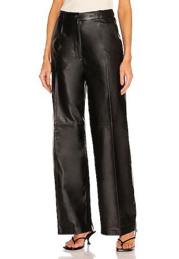 Loulou Studio Noro Pant in Black