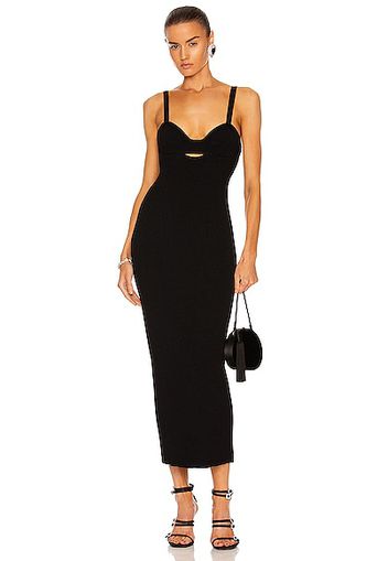 Magda Butrym Knit Maxi Dress in Black