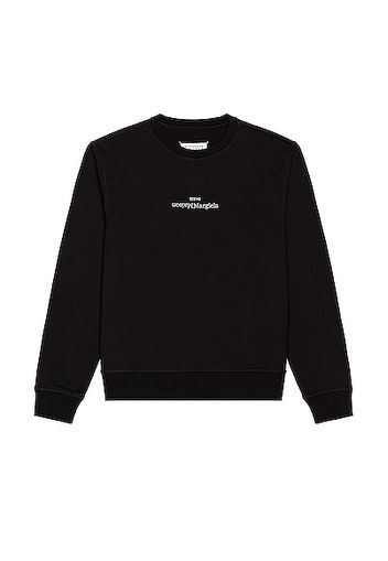 Maison Margiela Crewneck Sweater in Black