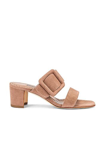 Manolo Blahnik Titubanew Sandal in Tan