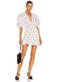 MARIANNA SENCHINA Eye Candy Mini Dress in Black & White