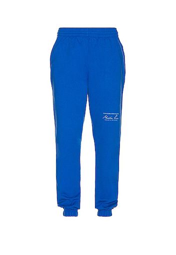 Martine Rose Slim Track Pant in Blue